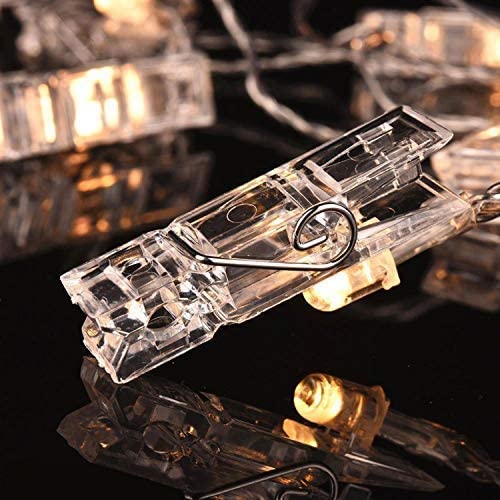 Beautiful Created 20 Photo Clip LED String Lights for Photo Hanging